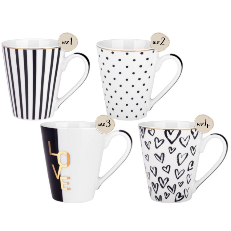 Kubek z porcelany LOVING 310 ml RAVI